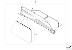 E88 118i N46N Cabrio / Sliding Roof Folding Top/  Windshield With Design Imprint