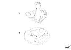 E88 135i N54 Cabrio / Gearshift/  Gear Shift Knobs Shift Lever Coverings