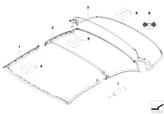 E93 M3 S65 Cabrio / Sliding Roof Folding Top/  Hardtop Retractable Seals