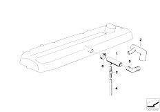 E32 735iL M30 Sedan / Engine Crankcase Ventilation Oil Separator