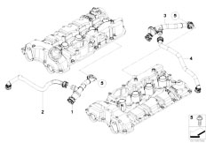 F01 750i N63 Sedan / Engine/  Crankcase Ventilation