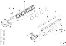 F01 750i N63 Sedan / Engine Intake Manifold System