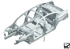 F01 740i N54 Sedan / Bodywork Body Skeleton