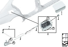 F01 750i N63 Sedan / Bodywork/  Fill In Flap