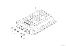 F01 750i N63 Sedan / Engine Electrical System Basic Control Unit Dme Msd85