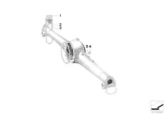 V8 503 8 Zyl Coupe / Rear Axle/  Rear Axle With Suspension