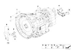 E93 M3 S65 Cabrio / Twin Clutch Gearbox Gearbox Mounting Parts