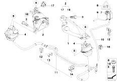 E71 X6 35dX M57N2 SAC / Engine And Transmission Suspension Engine Suspension