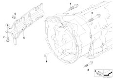 E61 525i N52 Touring / Automatic Transmission/  Gearbox Mounting Parts