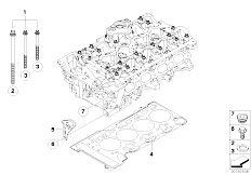 E93 320i N43 Cabrio / Engine/  Cylinder Head Attached Parts