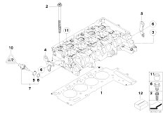 E93 320d N47 Cabrio / Engine/  Cylinder Head Attached Parts