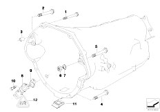 E38 740d M67 Sedan / Automatic Transmission Gearbox Mounting Parts