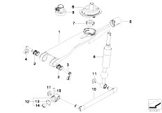 E88 118i N43 Cabrio / Gearshift/  Gearbox Shifting Parts