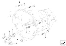 E38 740i M62 Sedan / Manual Transmission/  Gearbox Mounting