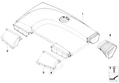 E81 120i N43 3 doors / Fuel Preparation System/  Suction Hood