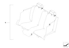 E81 116i 1.6 N45N 3 doors / Seats/  Universal Prodective Rear Cover