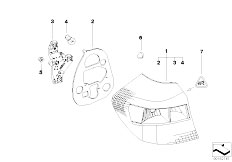 E87 116i N45 5 doors / Lighting/  Rear Light