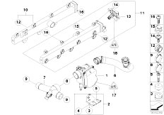 E93 M3 S65 Cabrio / Fuel Preparation System Idle Actuator Idle Actuator Cable