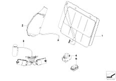 E90 M3 S65 Sedan / Seats Lumbar Support Front