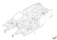E88 135i N54 Cabrio / Bodywork Body Skeleton