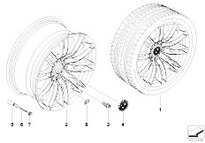 E92 M3 S65 Coupe / Wheels Bmw La Wheel M Double Spoke 260