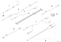 E93 325i N53 Cabrio / Vehicle Electrical System/  Various Additional Wiring Sets