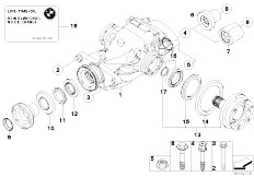 E87N 120d N47 5 doors / Rear Axle Differential Drive Output