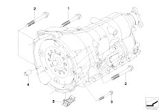 E60N 520d N47 Sedan / Automatic Transmission/  Gearbox Mounting