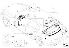 E60 530i N52 Sedan / Vehicle Trim Interior Body Trim Panel