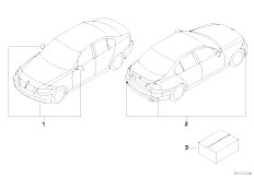 E61N 525xd M57N2 Touring / Workshop Consumables Paint Protection Foil E61 Facelift