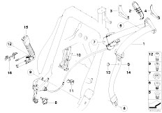 E93 330d M57N2 Cabrio / Restraint System And Accessories Safety Belt Front