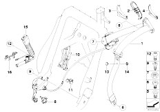 E93 325d M57N2 Cabrio / Restraint System And Accessories/  Safety Belt Front