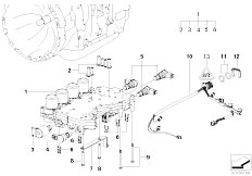 E46 330Ci M54 Cabrio / Automatic Transmission/  A5s360r 390r Ctrl Unit With Mount Parts