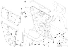 Z3 Z3 1.9 M44 Roadster / Engine/  Timing Case