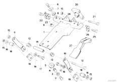 E34 540i M60 Sedan / Steering/  Steering Column Adjustable Single Parts-2