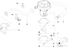 E36 316i 1.9 M43 Compact / Engine Emission Control Air Pump