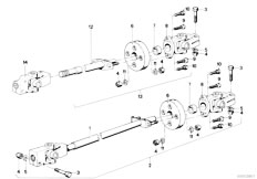 E21 318i M10 Sedan / Steering Steer Col Lower Joint Assembly