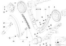 E31 840Ci M62 Coupe / Engine Timing Timing Chain Lower P
