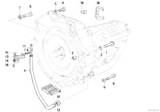 E30 318i M40 2 doors / Automatic Transmission Gearbox Mounting Parts