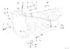 E36 325td M51 Sedan / Automatic Transmission/  Gearbox Mounting Parts