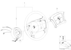 E34 530i M60 Touring / Steering/  Steering Wheel Airbag