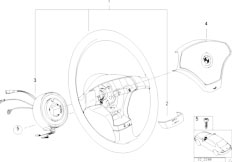 E34 540i M60 Sedan / Steering/  Airbag Sports Steering Wheel 2