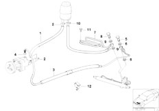 E36 316i M43 Touring / Steering/  Hydro Steering Oil Pipes
