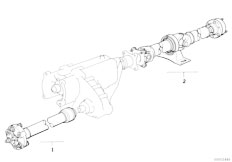 E34 525ix M50 Sedan / Drive Shaft/  Drive Shaft 4 Wheel