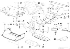 E36 M3 3.2 S50 Cabrio / Vehicle Trim Air Duct-2