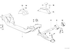 E30 325ix M20 4 doors / Front Axle/  Front Axle Support Wishbone