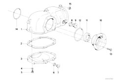 E30 325ix M20 2 doors / Front Axle Final Drive Front Axle Parts 4 Wheel