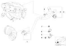E36 316i 1.9 M43 Compact / Engine Vacuum Control Engine