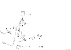 E30 M3 S14 2 doors / Front Axle/  Front Spring Strut Shock Absorber-2