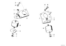 E12 528 M30 Sedan / Engine Engine Suspension Damper